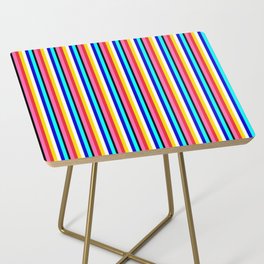 Summer Stripes Side Table