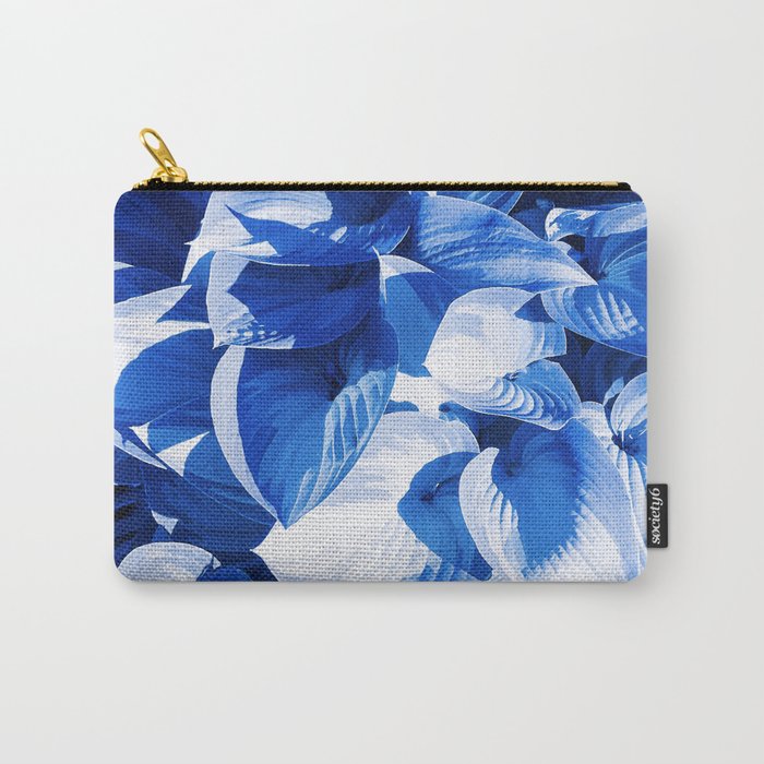 Botanic leafage - cobalt Carry-All Pouch