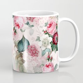 Vintage & Shabby Chic - Summer Blush Roses Flower Garden Mug