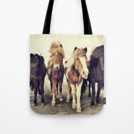 Horses Tote Bag