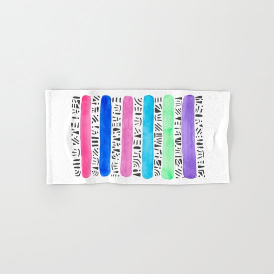 Tribal Bands Hand & Bath Towel
