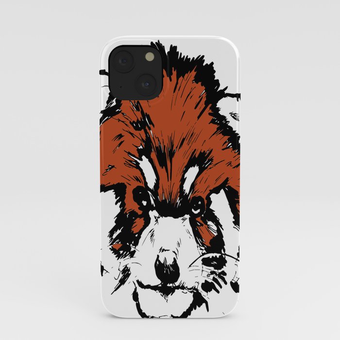 Red Panda Parry (Colour) iPhone Case