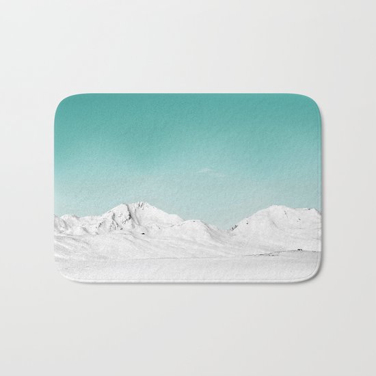 Pastel Mountain Bath Mat