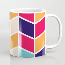 COLORFUL RETRO HERRINGBONE PATTERN Mug