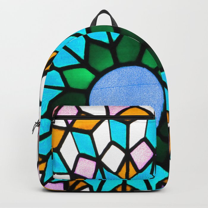 Stained Glass Pattern Backpack