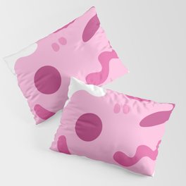 Abstract soft geometry composition 1 Pillow Sham