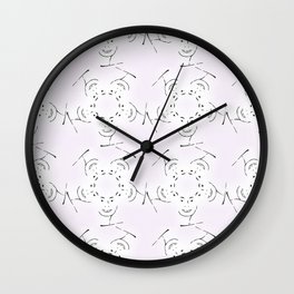 series "rostidade em mandala" - lady Wall Clock