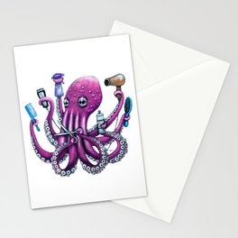 "OctoStylist" - OctoKick collection Stationery Card
