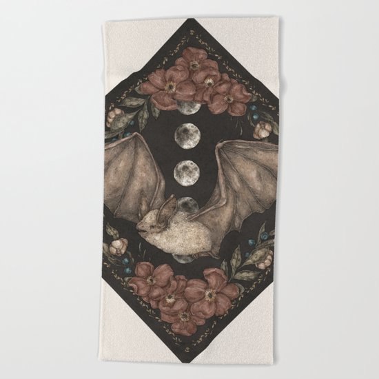 Bat Beach Towel