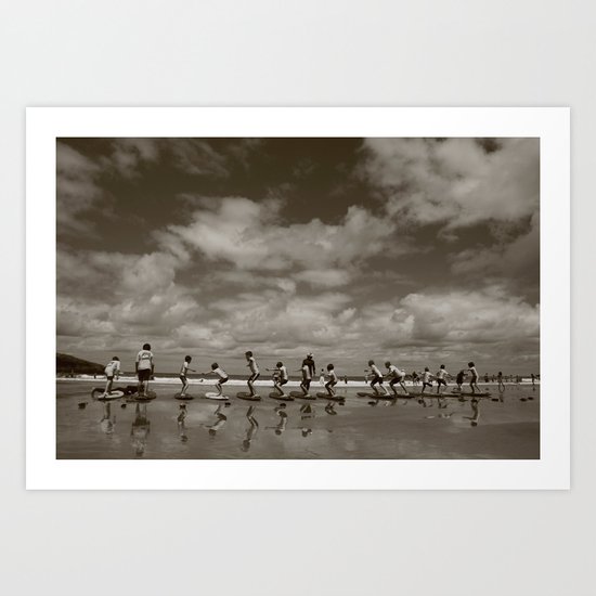 Wipe out! Art Print