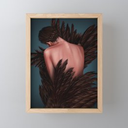 Blackbird Framed Mini Art Print