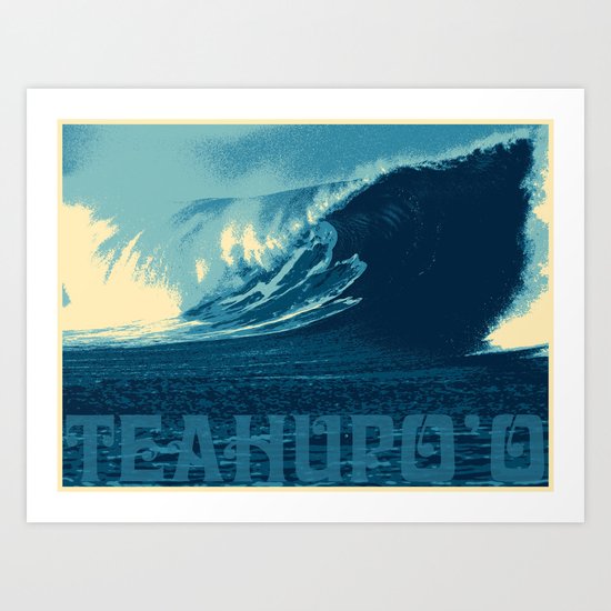 Teahupo'o Wave Print Art Print