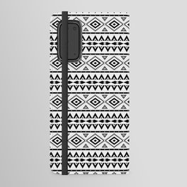 Aztec Black and White Android Wallet Case