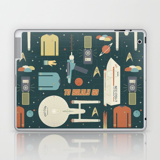 To Boldly Go... Laptop & iPad Skin