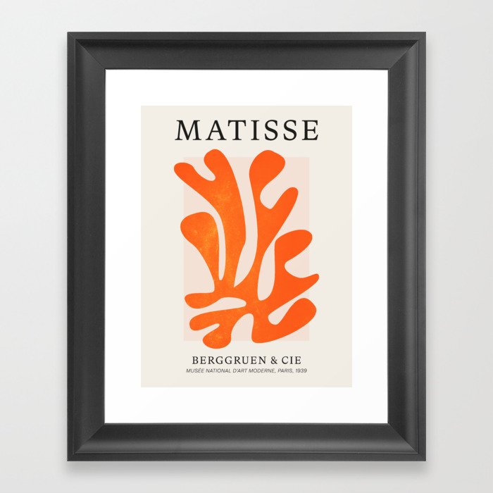 Flamingo: Matisse Color Series IV | Mid-Century Edition Framed Art Print