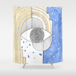 Life is how you look at it Shower Curtain