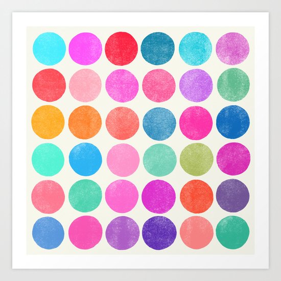 colorplay 8 Art Print