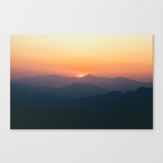 Huanghuecheng, China Canvas Print
