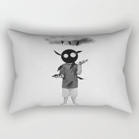 rain Rectangular Pillow