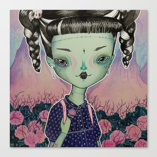 Frankie Goes To School Canvas Print