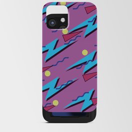 Colorful 90's Pattern iPhone Card Case