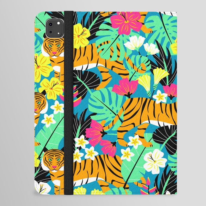 Tropical Tigers iPad Folio Case