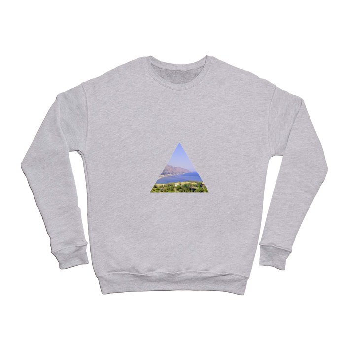 The beach around the corner Crewneck Sweatshirt