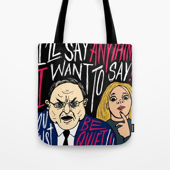 Cranky Rep. Don Young Tote Bag