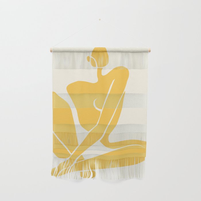 Body in Goldenrod Wall Hanging