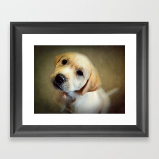 Puppy Love Framed Art Print