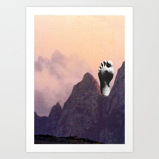Sometimes God is funny Art Print