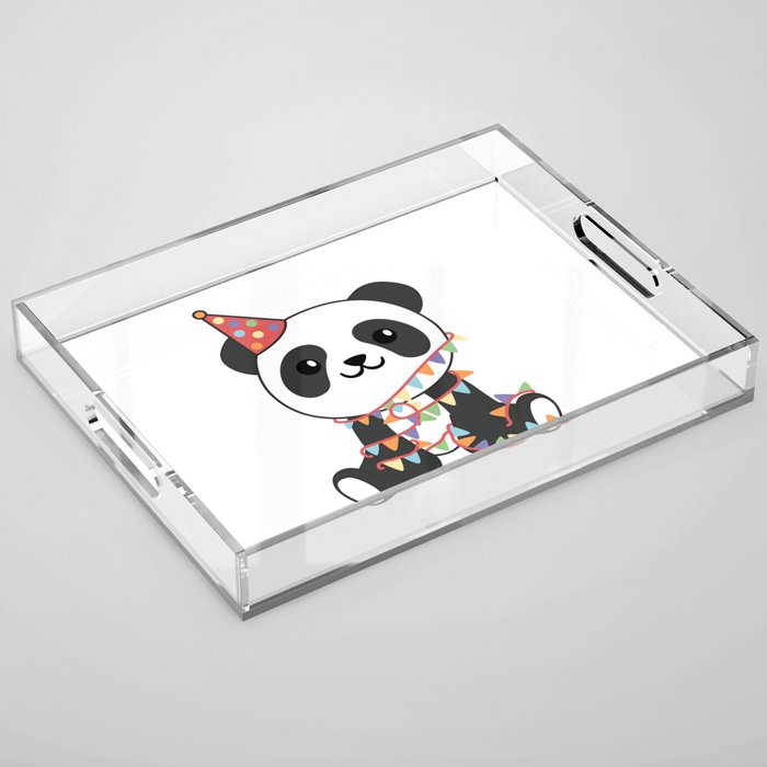 Birthday Panda For Kids A Birthday Acrylic Tray
