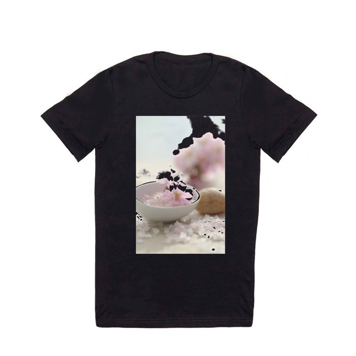#Still life for #Bathroom with #almond #blossoms #beautiful #homedecors T Shirt