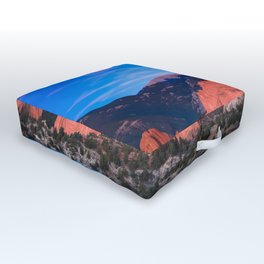 Pikes Peak - Sunrise Over Garden of the Gods in Colorado Springs Outdoor Floor Cushion