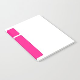 i (Dark Pink & White Letter) Notebook