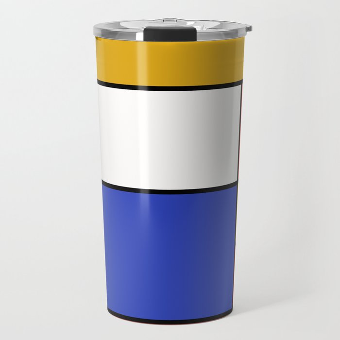 Mondrian #8 Travel Mug