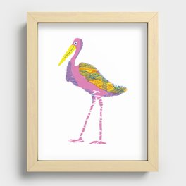 Flamingo Imported from South America Recessed Framed Print