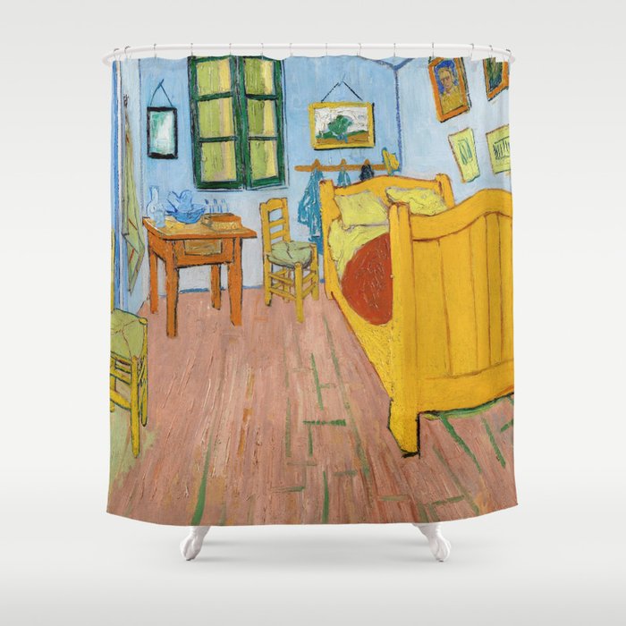 Vincent van Gogh - Vincent's Bedroom in Arles 1888 Shower Curtain