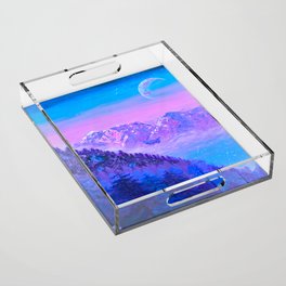 That Which You Believe Becomes Your World Acrylic Tray