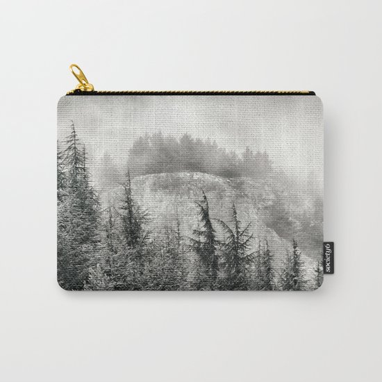 "Mountain light". Foggy forest. Carry-All Pouch