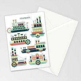 STEAMBOATS Stationery Card