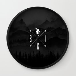 SKI Wall Clock