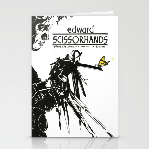 Edward Scissorhands Stationery Cards