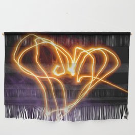 Heart On Fire Wall Hanging