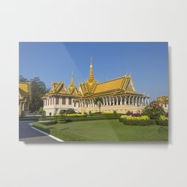 Royal Palace Metal Print | Tourism, Phnompenh, Digital, Palace, Cambodia, Photo, Royal, Tourists, Architecture, Color 