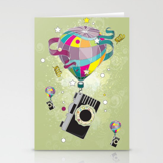 Traveling camera Stationery Cards