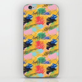 Abstract Boho Tropical Palm Leaves iPhone Skin