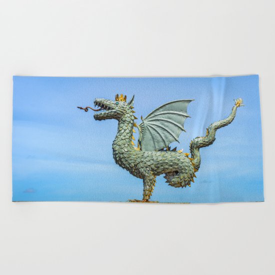 Dragon Zilant Beach Towel