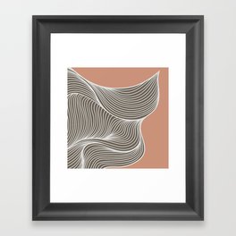 smooth series // no. 8 Framed Art Print