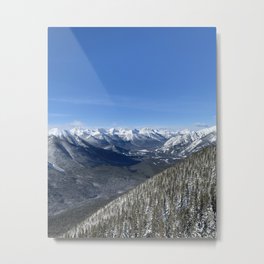 Canadian Rockies Metal Print | Color, Sulphurmountain, Digital, Nature, Photo, Hdr, Banff, Snow, Mountain 